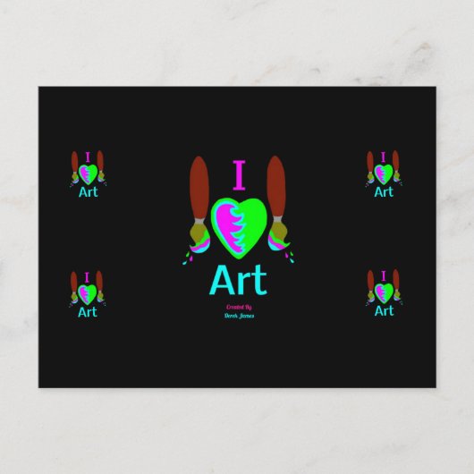 アートはがきが大好き ポストカード (正面)