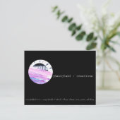 アートはがき、どこからともなく夕日 ポストカード (スタンド正面)