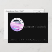 アートはがき、どこからともなく夕日 ポストカード (正面/裏面)