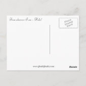 アートはがき、どこからともなく夕日 ポストカード (裏面)