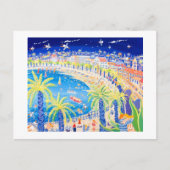 アートはがき：フランスのキス、ニース ポストカード (正面)