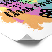 アートはこの1で強い – アーティスト引用文 ポスター (角)