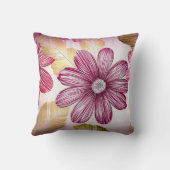 アートはっきりしたスケッチフローラ枕 クッション (裏面)