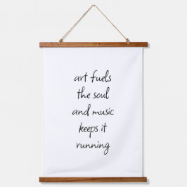 アートはソウルウッドトップウォールタペストリーを燃料とする 吊り下げ型タペストリー