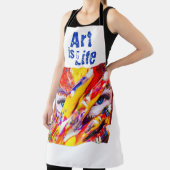 アートはライフアーティストの絵を描カラフルデザインクラフト エプロン (インサイチュ)