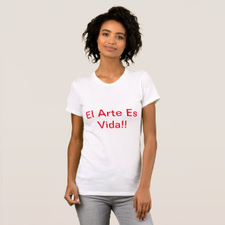 アートは人生 Tシャツ