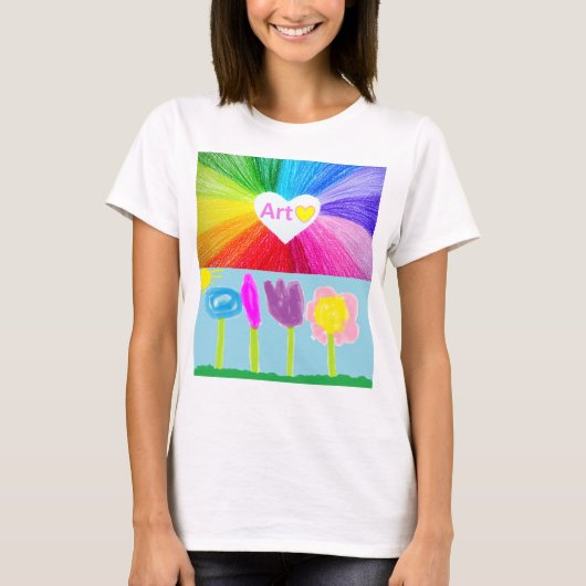 アートは愛 Tシャツ (正面)
