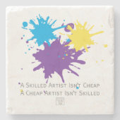 アートは格安 ストーンコースター (正面)