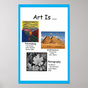 アートは版画、建築、写真(1/4) ポスター