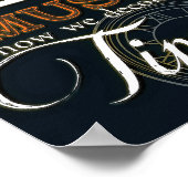 アートは私たち飾の宇宙 – 音楽は私たちデコ ポスター (角)