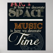 アートは私たち飾の宇宙 – 音楽は私たちデコ ポスター (正面)