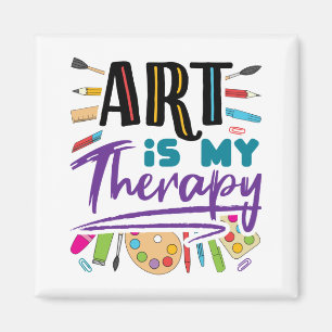 アートは私のセラピーアーティス芸術的トアート マグネット