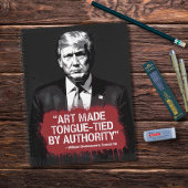 アートは舌に縛られたシェイクスピア引用文グラフィティ ノートブック