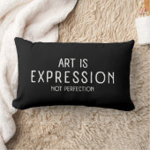 アートは表現ではない完全性装飾用クッション ランバークッション (ブランケット)