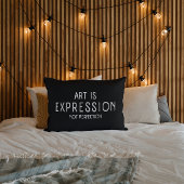 アートは表現ではない完全性装飾用クッション ランバークッション