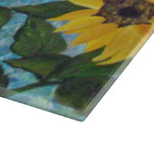 アートひまわり板 カッティングボード (角)