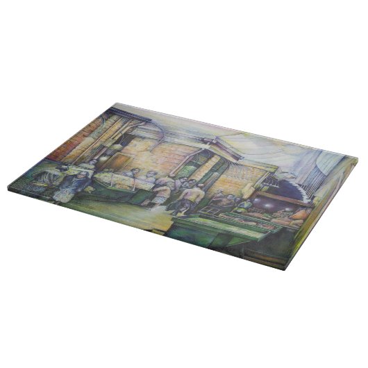 アートもしは型枠を否定し、グレースはそれを提供する カッティングボード (角)