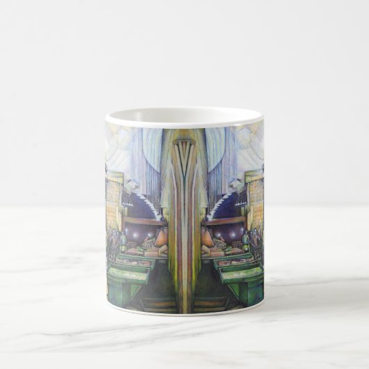 アートもしは型枠を否定し、グレースはそれを提供する コーヒーマグカップ (中央)