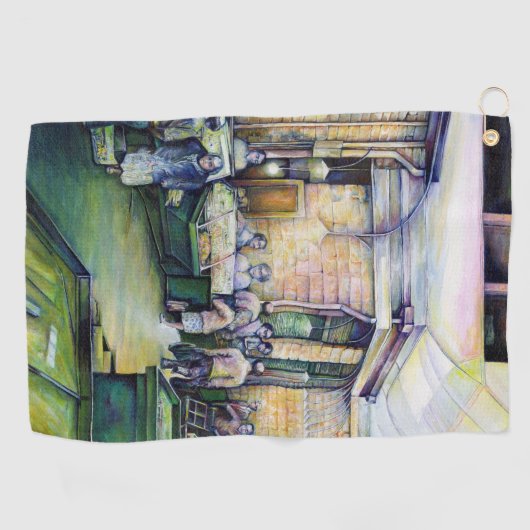 アートもしは型枠を否定し、グレースはそれを提供する ゴルフタオル (横)