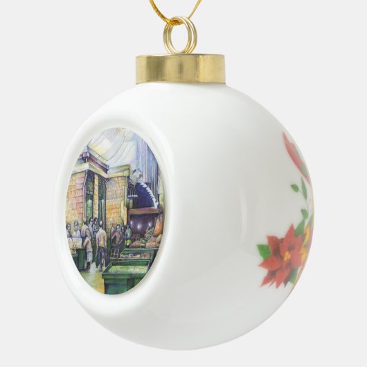 アートもしは型枠を否定し、グレースはそれを提供する セラミックボールオーナメント (右)