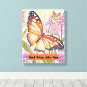 アートやる気を起こさせる – 良い事は時間がかかる – キャンバス (インサイチュ (ウッドフロア))