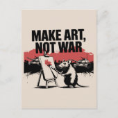 アートをウーラットアーティストに変える ポストカード (正面)