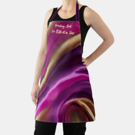 アートを一度に一口作成する – モダン抽象芸術- エプロン