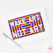 アートを作らないステッカー 長方形シール (封筒)