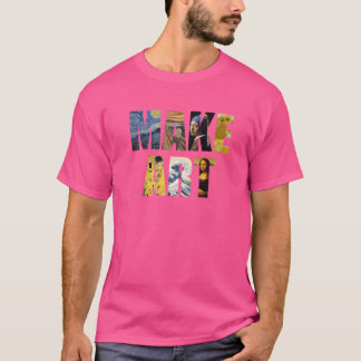 アートを作ろう少年 Tシャツ