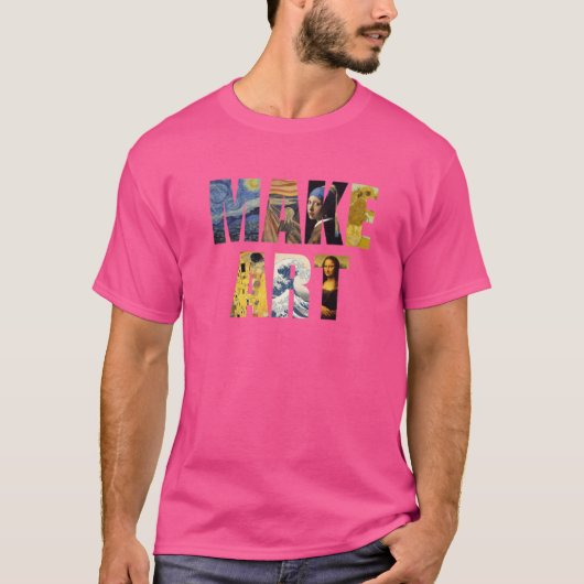アートを作ろう少年 Tシャツ (正面)