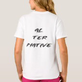 アートを使った代替語 Tシャツ (裏面)