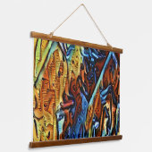 アートを取り除く 吊り下げ型タペストリー (傾斜あり)