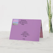 「アートを常に変える」カー感動的ド ノートカード (裏面)