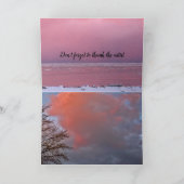 「アートを常に変える」カー感動的ド ノートカード (内部)