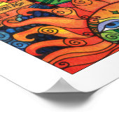 アートを毎日作成 ポスター (角)