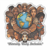 アートを通じた包含 シール (正面)