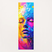 アートを通じた感情的な旅 ヨガマット (正面)