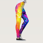 アートを通じた感情的な旅 レギンス (右)