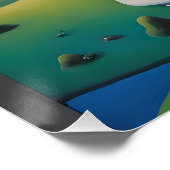 アートを食べやめて – Ken Gage Art ポスター (コーナー)