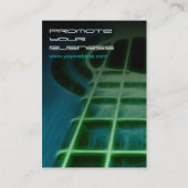 アートアコースティックギタービジネスカード 名刺 (裏面)