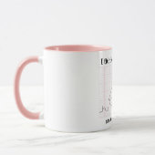 アートアタッおもしろいクモナリザEKG心臓学プン マグカップ (左)