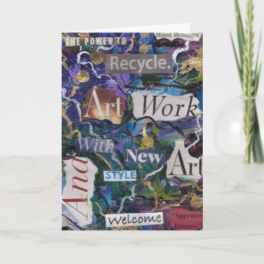 アートアップサイクル カード (正面)