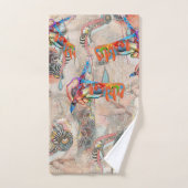 アートアナログマインドスケッチ バスタオルセット (ハンドタオル)