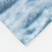 アートアニマルを舞い降りるライオンの雪 フリースブランケット (角)