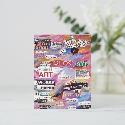 アートイベントはがき ポストカード (スタンド正面)