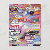 アートイベントはがき ポストカード (正面)