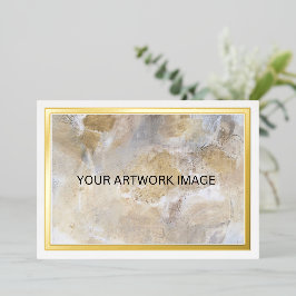 アートイメージ金ゴールドメタリックフォイル縁どカードの追加 箔シーズンカード