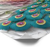 アートイラストレーションの孔雀 ポスター (角)