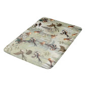 アートイラストレーションモダンのスタイルの単純な鳥 バスマット (アングル)