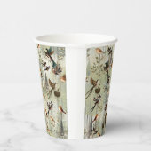 アートイラストレーションモダンのスタイルの単純な鳥 紙コップ (右)